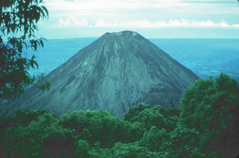 Virtual Flight Around A Volcano