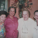 Friends from College Eloise Kelley, Eugenia Miller, and Barbara Wedgewood with Laura Lee