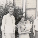Husband Paul, Flora, Chase, and Great Grandpa McCraw