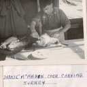 SCAN0192a Darkie McMahon -Cook - Carving Tukey