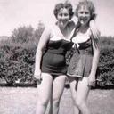 Young Joyce with her Sister
