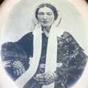 Anna Matilda Carson, daughter of William Moffett Carson and Almyra Tenness Carson, wife of James Sherrod Ervin.  Married  in 1857, she is wearing her wedding bonnet.