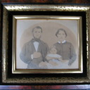 RD & Mary Jane Jones Fellows & dau Sarah, ca 1854
