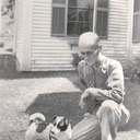 Uncle Jim White with Pete, 1943
