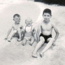 Johnny White with Cousins Patrick and Johnny Boylan