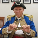 David Ramseur discussing the musket butt plate found at the Battle of Ramsour's Mill historic site and his patriot ancestor David Ramseur