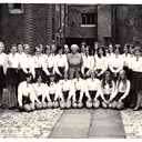 Girl Guides at Hampton Court Palace with Olave Lady Baden Powell 1971