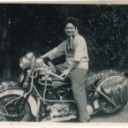 My mom the biker chick