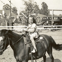 Rae on Pony at Griffith Park 1942