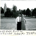 Clifford & Ruth Jones by Manti Temple