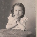 1-Age 3 - taken at a photography studio - used as the cover photo for my book, Vena's Roots