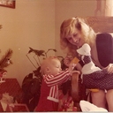 Adams, Savannah & Lori Christmas 1984