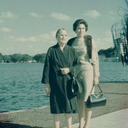 Leona and Tolva 1967 Lake Eola