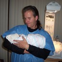 Bill and newborn Apollo 11-21-2005