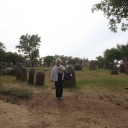 Portugal has Megalith sites in the Alentejo region.  It is the same idea as Stone Henge but no one knows what they were for.  Some were huge rocks that were set upright to create a tomb. This is Grandma Larsen