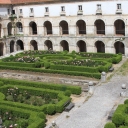 Each royal palace (or monastery=outside city limits, convent=inside city limits) had a garden in the center.