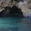 Caves off the Algarve coast at Lagos.