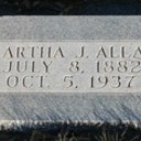 Martha Jane Black Allan headstone